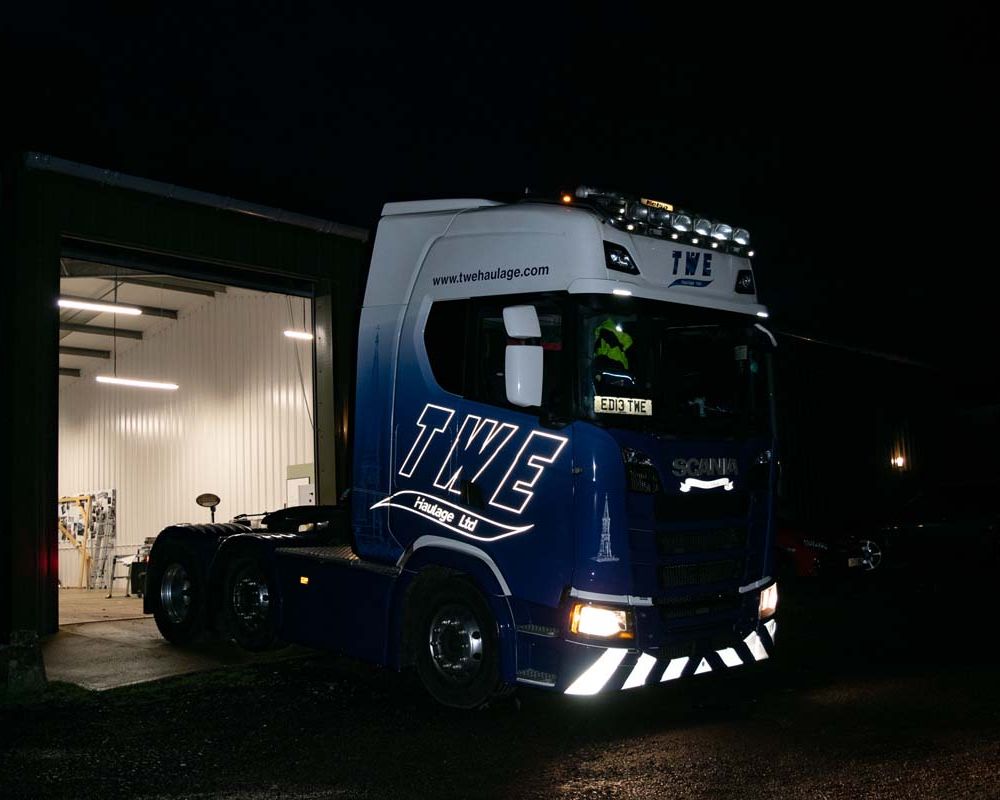 TWE Haulage (Design-Led Reflective Fleet Wrap)