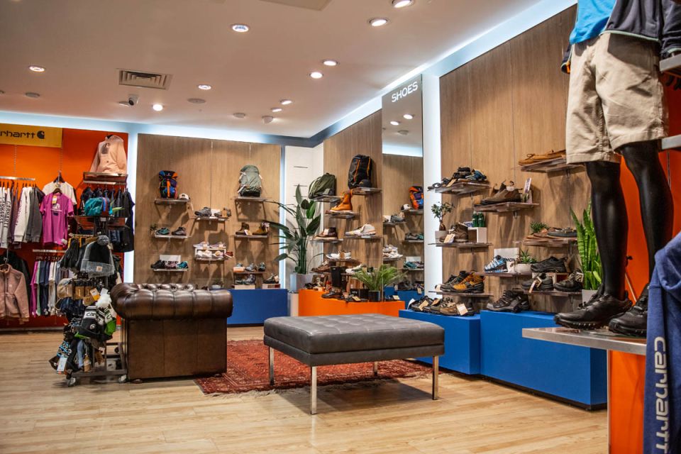 shoe shop wall wrap