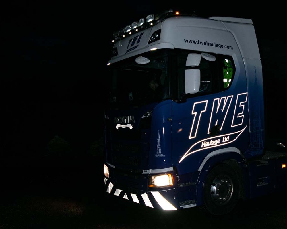 TWE Haulage (Design-Led Reflective Fleet Wrap)