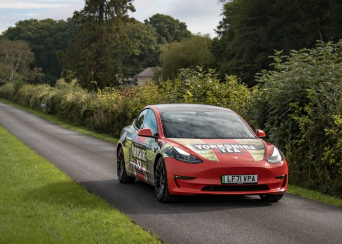 yorkshire tea car