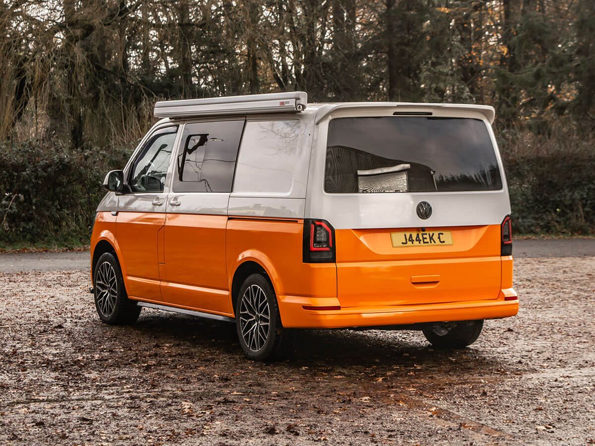 VW T6 Orange and White