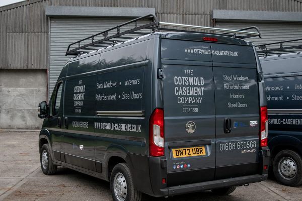 Costwold Casement Company Van Graphic