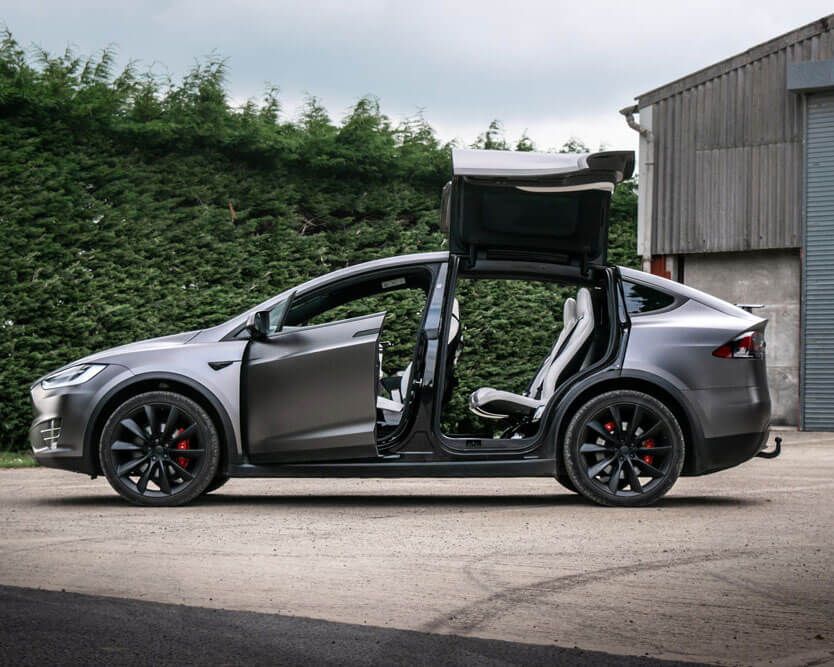 grey tesla
